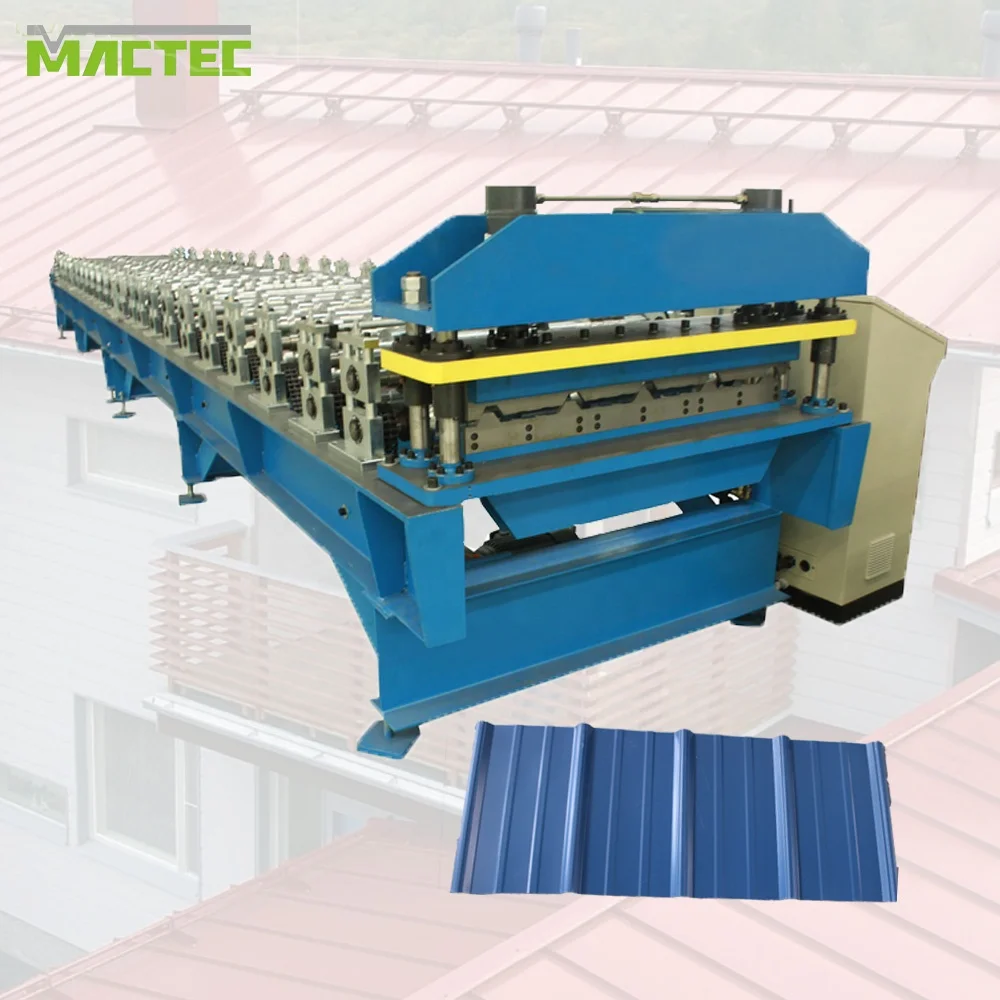 roll forming machine roofing metal steel wall panel colored iron strip classic rib former sheeting making machinery