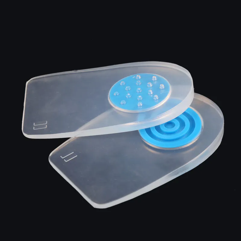 Hot Selling Medical Grade Silicone Sore Heel Bone Spur Plantar Fasciitis Pain Relief Heel Cup Cushion Insole