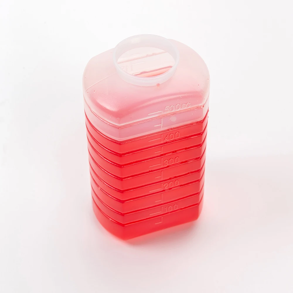 Surgical and Nursing Medical disposable 60 cc ring control syringe 500 ml graduated container inpolybag