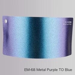 New Product 1.52*18m Matte Car Body Wrapping Chameleon Pearl Vinyl  Purple to Blue