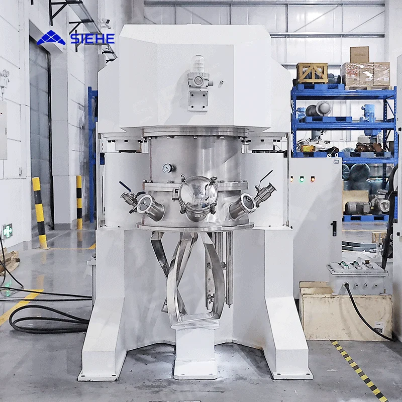 Planetary Vacuum Mixer Planetary Vacuum Powder Feeding Mixing Equipment Stainless Steel Powerful Double Planetary Mixer