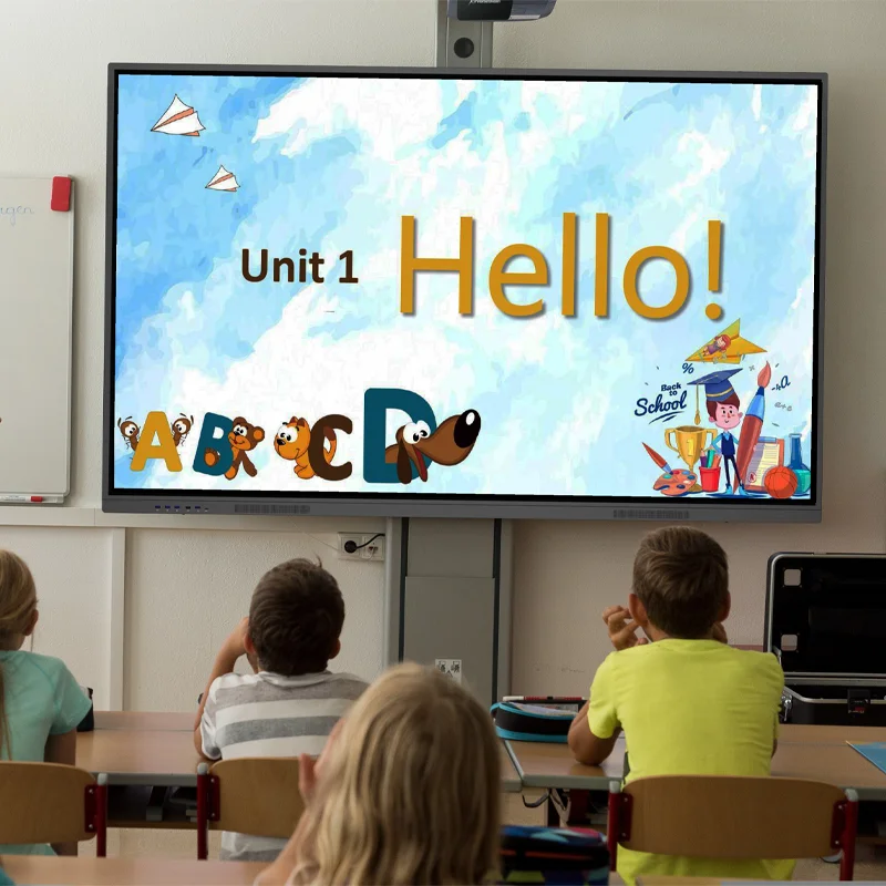 Tacteasy 65 75 86 98 100 110inch interactive smart display panel lcd touch screen monitor IFPD for office