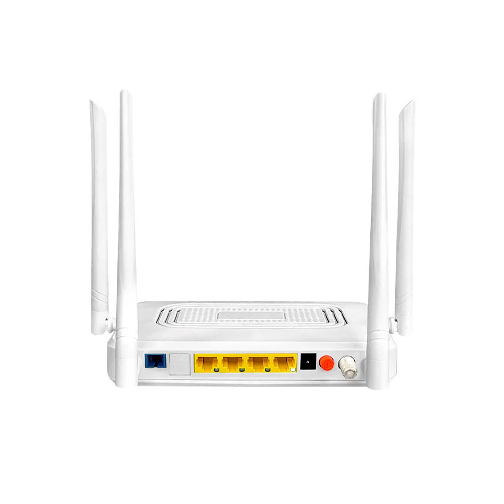 ONU 4GE+WiFiac+UBS+CATV XPON Dual Mode ONT WiFi onu gpon catv Epon wifi catv onu