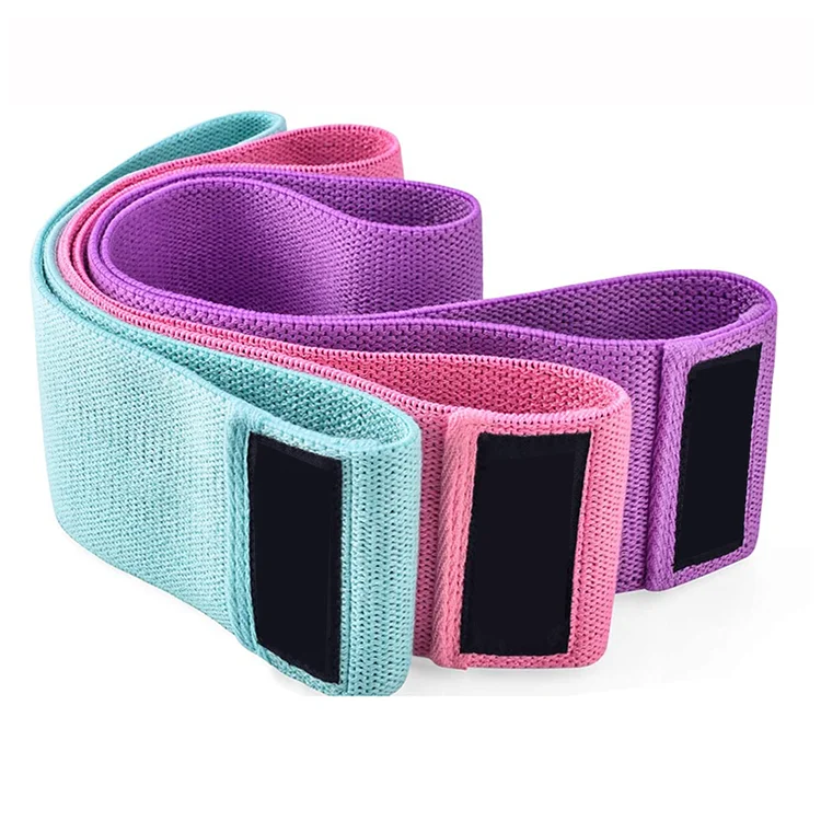 
Gym Fitness Exercise Customized Logo Elastic Hip Circle Booty Yoga Resistance Bands 