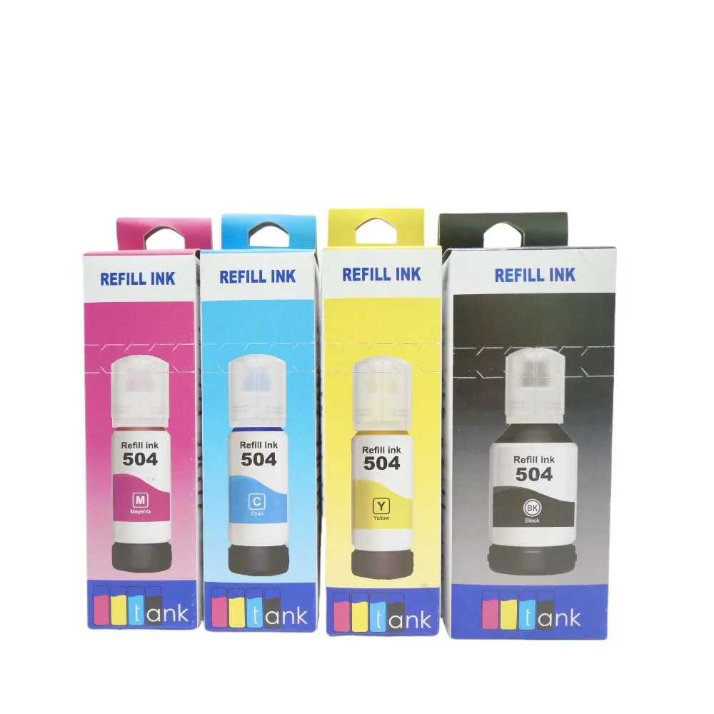 universal ink 504 544 desktop Dye Ink compatible For ET-2760 ET-3710 ET-3760