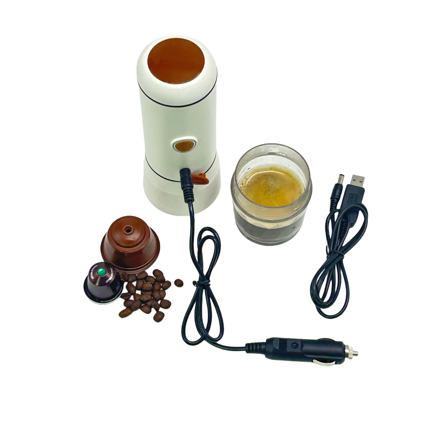 Mini automatic portable espresso coffee maker