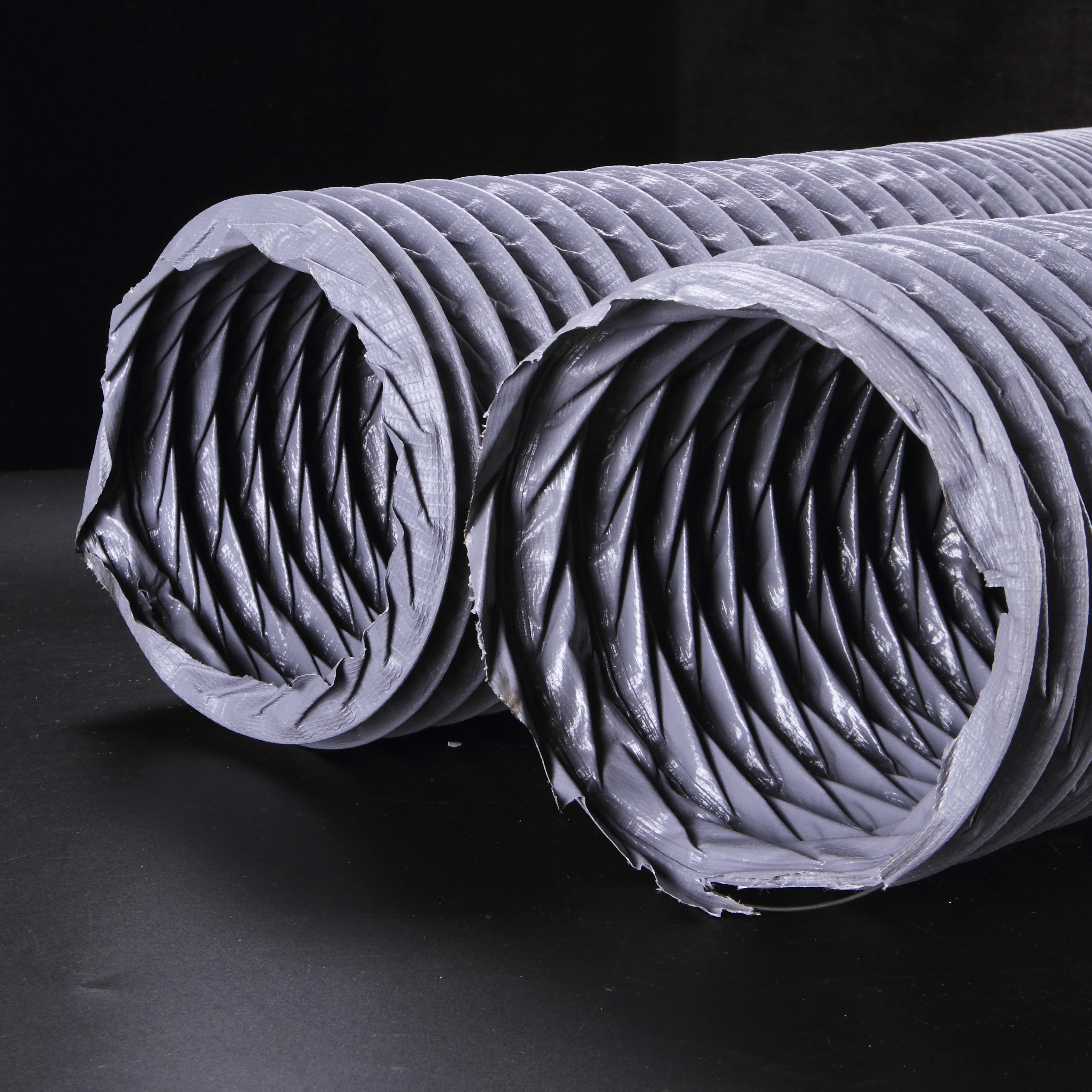 PVC Coated Fabric Duct Fume Extraction Hose for Air Cleaning Equipment Premium Quality PVC for Efficient Air Cleaning