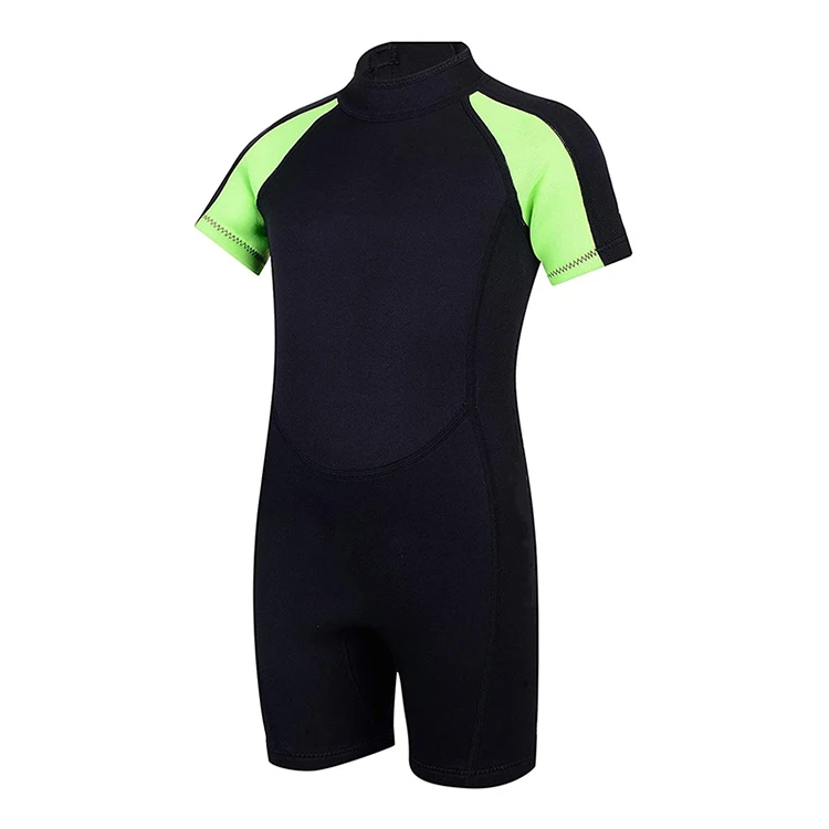 3mm SBR Neoprene Wetsuit Thermal Warm Bathing Suit Short Surfing Swimsuit Swimwear for Kids