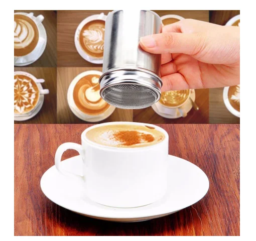 Mold Coffee Milk Cake Cupcake Stencil Template Coffee Barista Cappuccino Template Strew Pad Duster Spray Tools