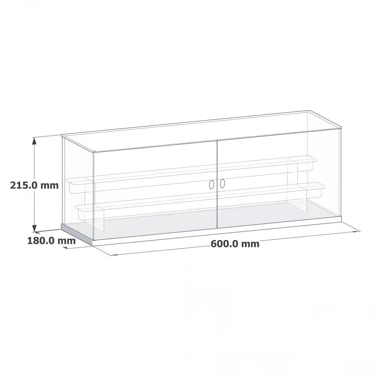 Hot Deals Good Quality Clear Showcase transparent storage box  Figure display Shoes display Show Box Display Acrylic Box/case