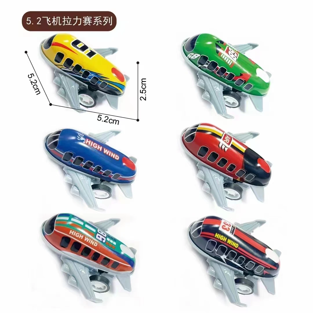 Factory 2024 new toys 5.2 cm die cast Vehicle Model metal Alloy pull back Mini plane