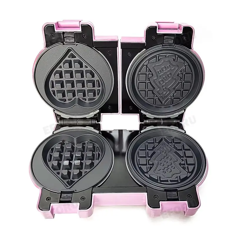 EFORU 3 4 5 6 7 8 9 10 11 12 in 1 Detachable Electric Double Mini Sandwich Waffle Maker Popcake Cooking machine