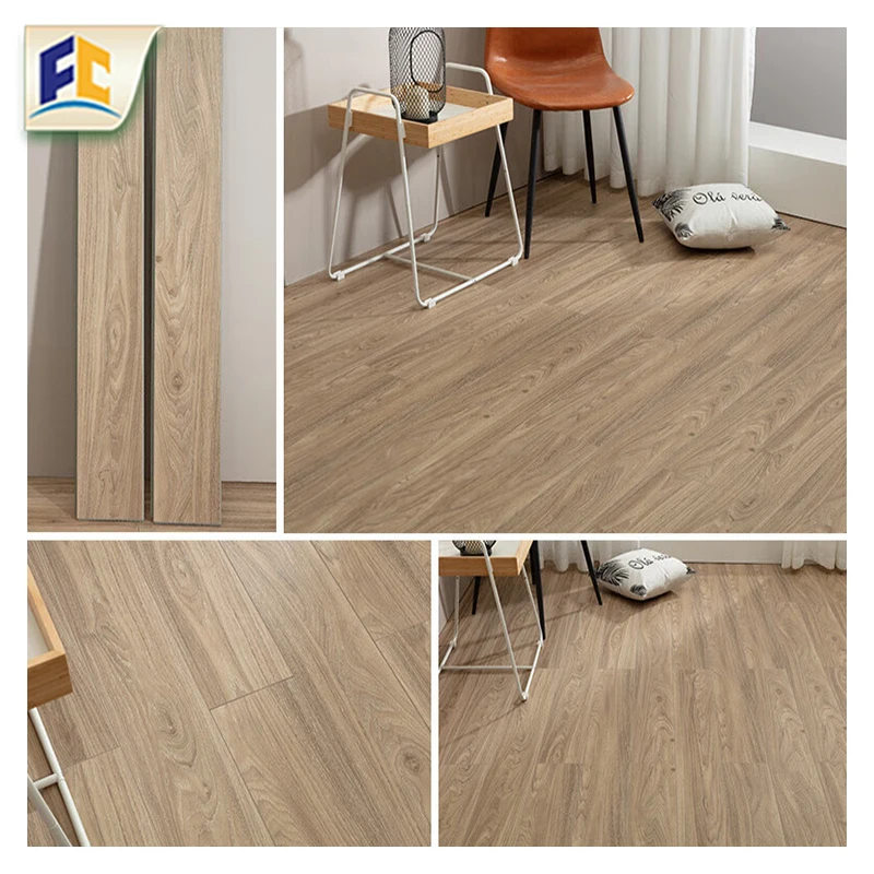 Modular Plastic Flooring with SPC Base Herringbone Patterns for Event Spaces Oak Parquet Click System Made in China SPC Flooring