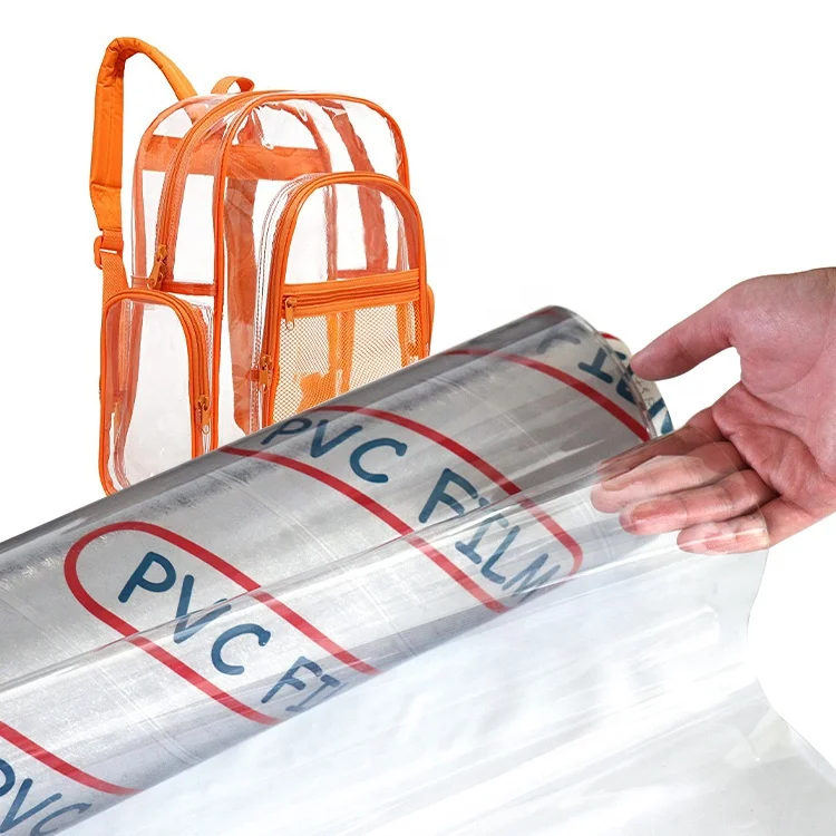 0.4mm Super Clear Transparent  Glossy PVC film For Table cover, Curtain, packaging bag