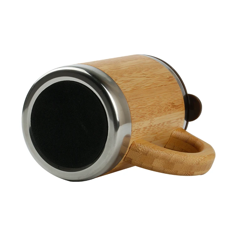 MIKENDA Stocked tea cup with bamboo drinking cup bottom coffee wood cups for sale