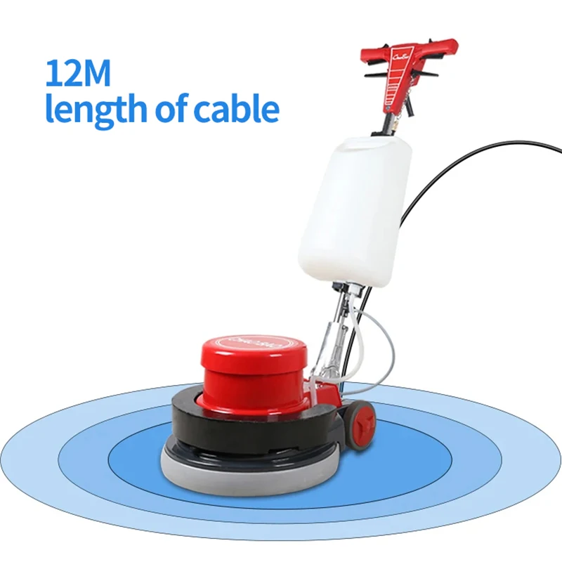 High-power stone aggravated refurbished marble cement floor grinder crystal surface polishing and carpet cleaning equipment