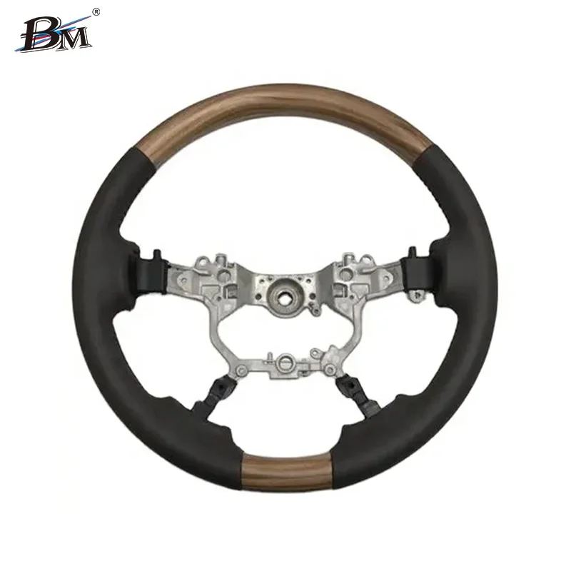 JDM деревянное кожаное рулевое колесо для Toyota CROWN 14-го поколения 2014 2015 2016 2017 2018 BM настроить автомобильные аксессуары