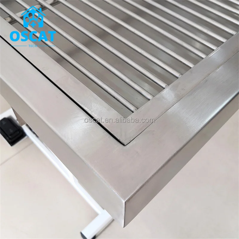 OSCAT Veterinary Equipment Pet Animal Hospital Clinic Stainless Steel Surgical Electric Lift Veterinary Operating Table for Vet