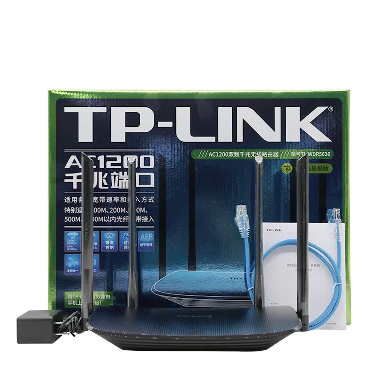 TP LINK dual-band WDR5620 Gigabit Yizhan AC1200M home high-speed MESH wireless WIFI router does not distinguish between WAN/LAN