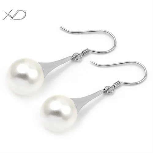 XD P926 Sterling 925 Silver Semi Mounting Jewelry Earring Mounts  925 sterling silver pearl earring accessories