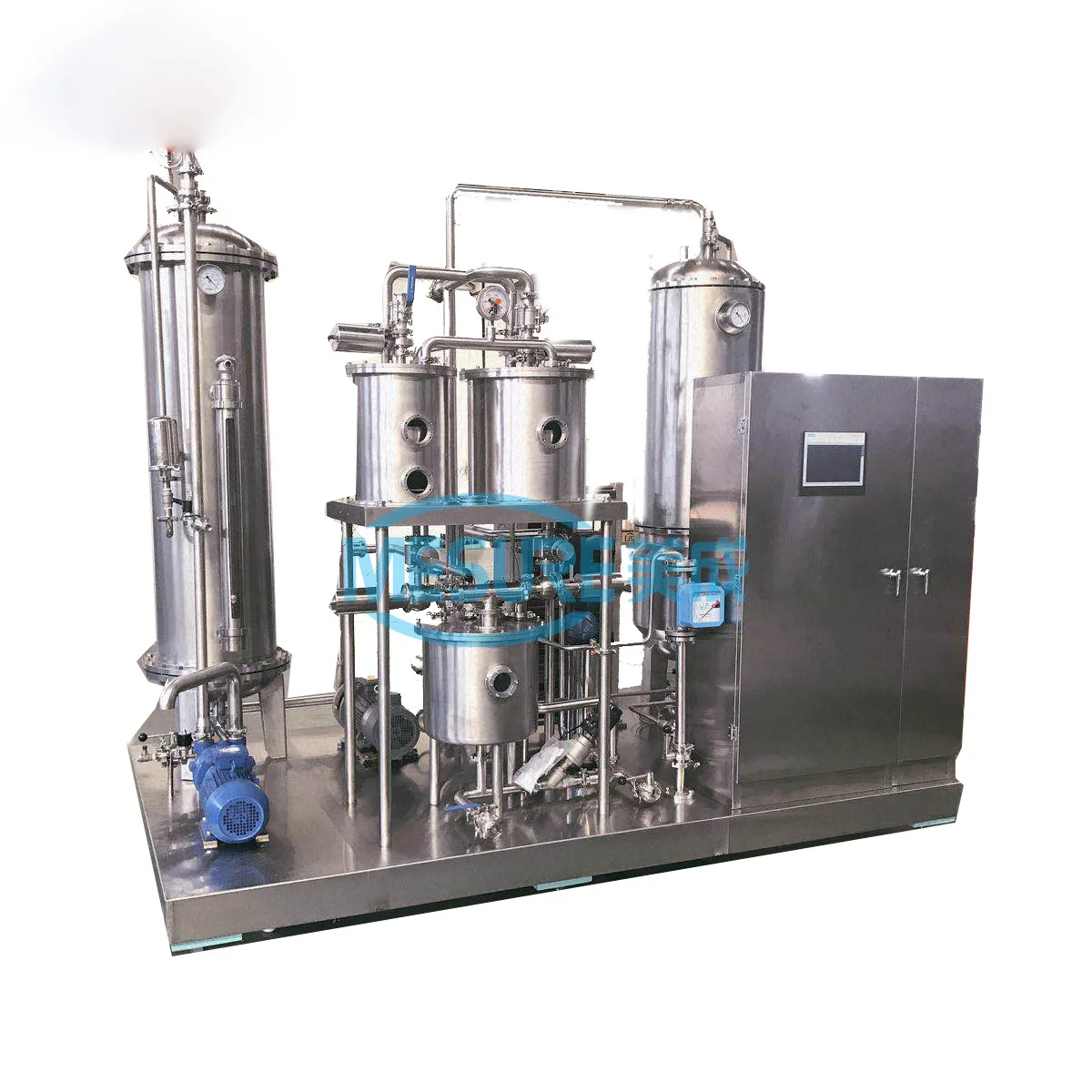 Stainless steel making carbonated soft drink Co2 beverage mixer for filling production line