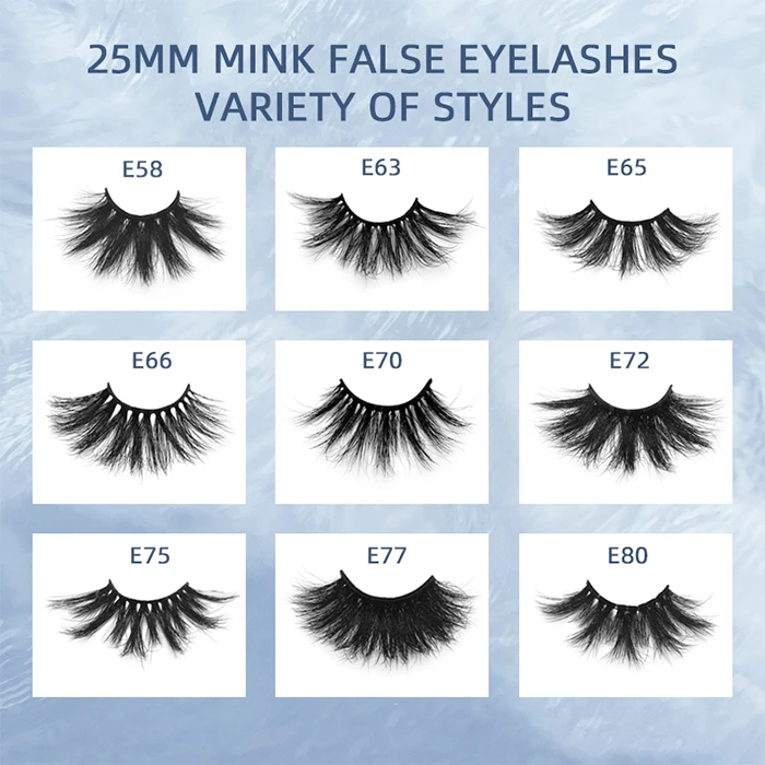 OEM fluffy 25mm eyelash with private label custom packaging 5D eyelashes real lasheswholesale mink lashes3d wholesale vendor las