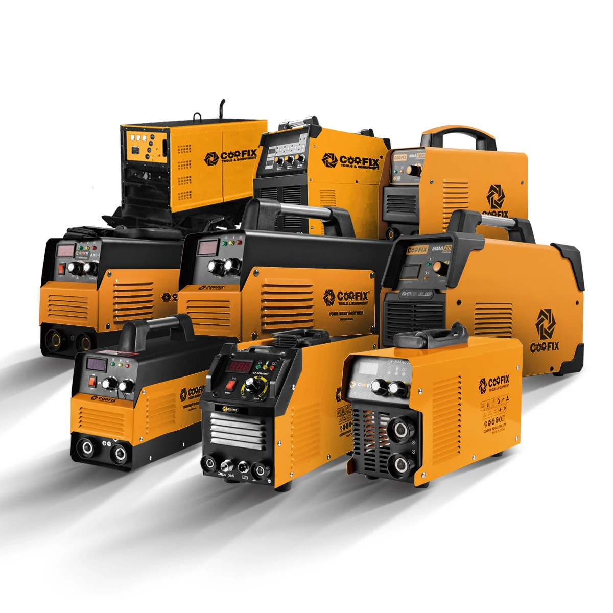 Портативный сварочный аппарат COOFIX mma 250 сварщик mig инвертор алюминиевый 3 в 1 CO2 газовый без газа