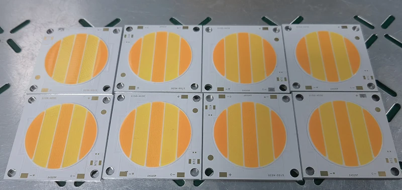 Studio Bi Color  200W+200W Cri95 Led Cob Chip 3000k 6000k Bridgelux Chip Tunable Led Cob Chip 5549