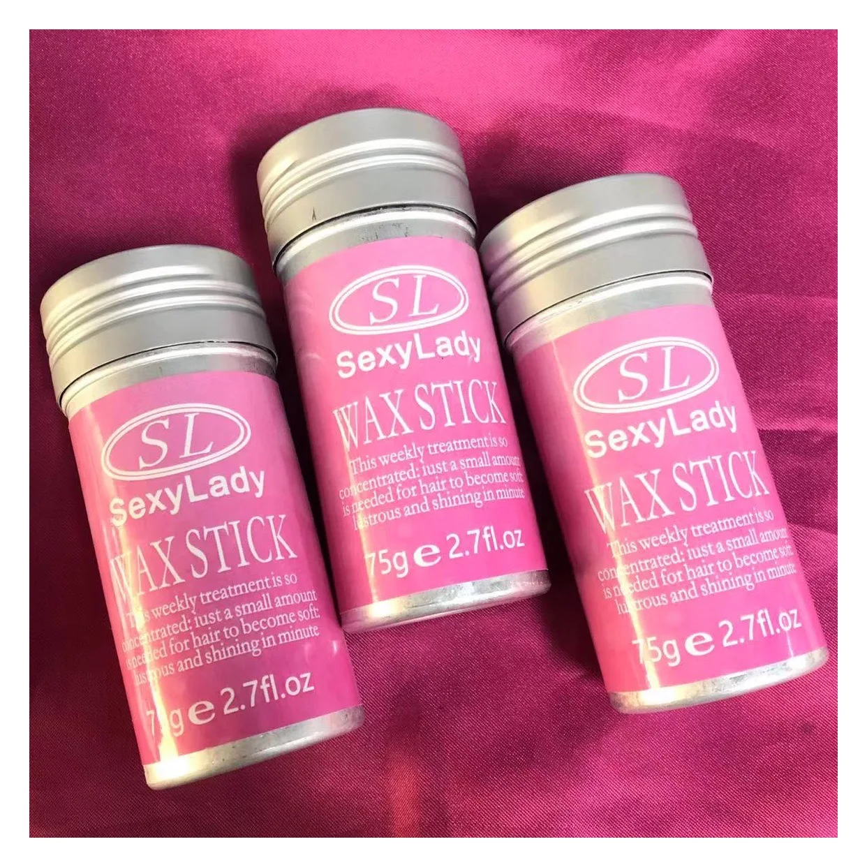 Hot Private Label Wax Stick For Wigs Wholesale Nature Oil Styling Shredder Hair Conditioner Edge Control Hair Wax Stick