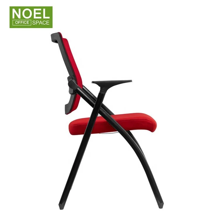 2021 New design colorful training chair with foldable seat office furniture