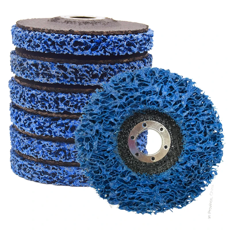 Blue color Strip and clean disc for polishing strip blue disc clean and strip disc with fiberglass backings