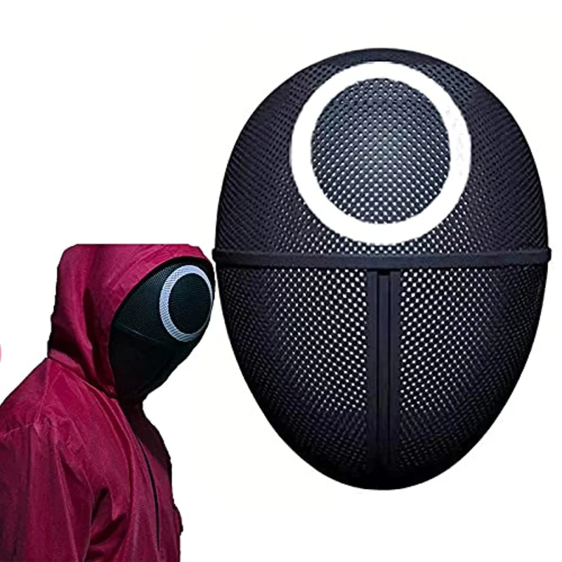 2021 Dropshipping Korean Tv Film Vip Cosplay Outfit Movie Series Merchandise Masque Set Merch Product Black Face Mask Squid Game