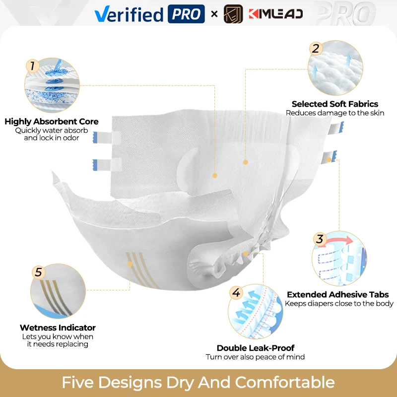elderly incontinence adult diaper disposable ultra thick in bulk for abdl nappies print size xl cheap second grade
