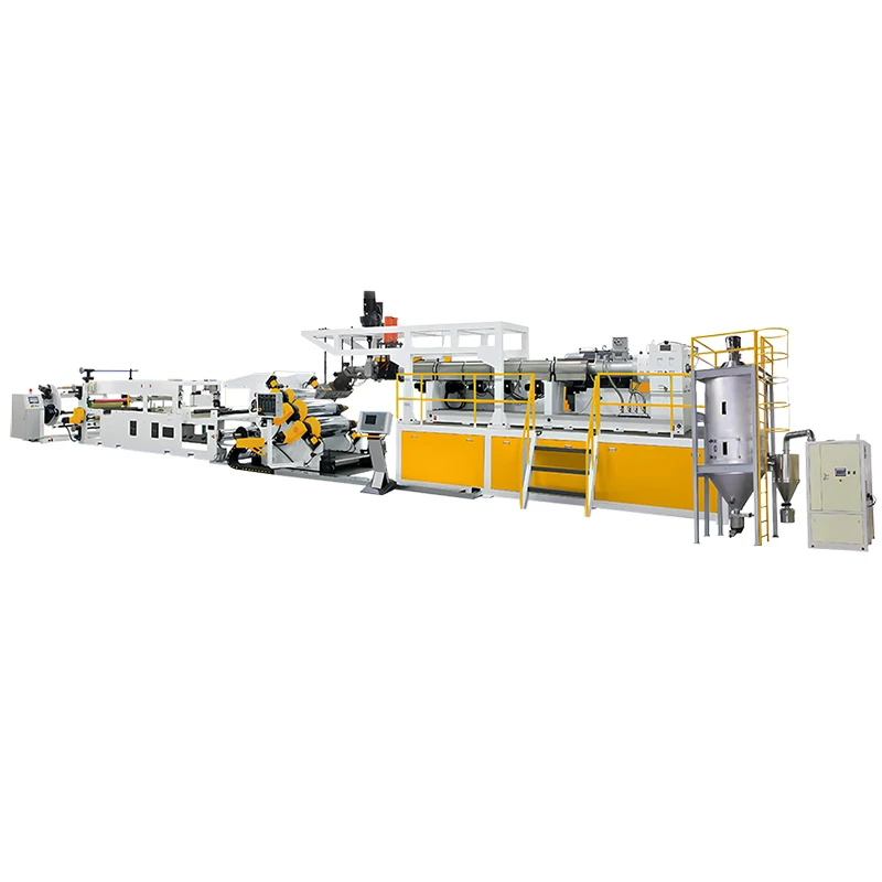 Extruded Pvdf Sheet Extruder Film Extrusion PPPSPLA Co-extrusion Thermoforming Machine PP Sheet Roll Production Line