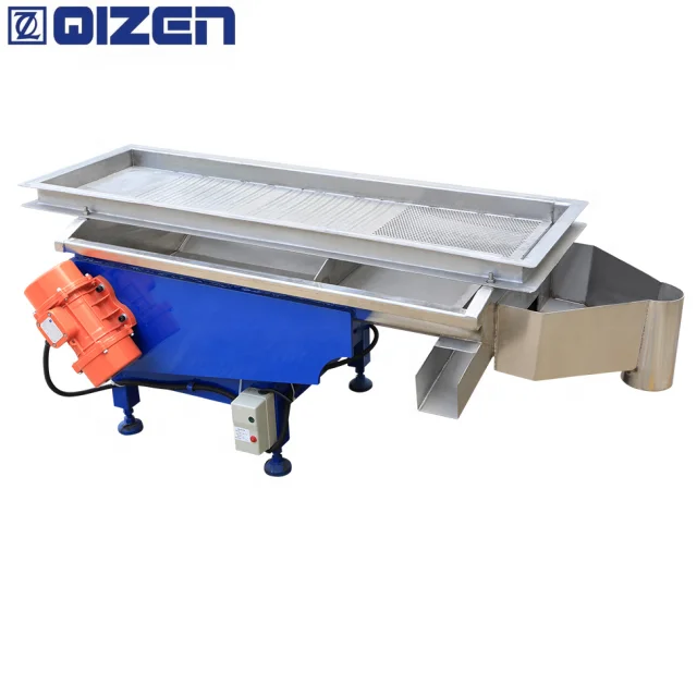 3 м линейный вибрационный станок из нержавеющей стали для пластиковой промышленности химической или пищевой