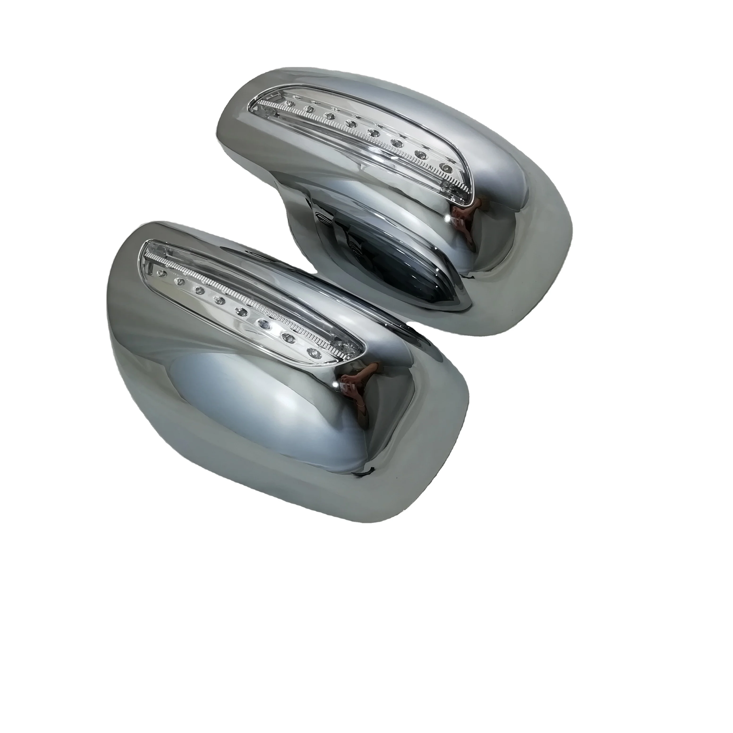 2011-2013 For Toyota Corolla Altis ABS Plastic Door Mirror Cover with led Car chrome Accessories side Rear view mirror trim