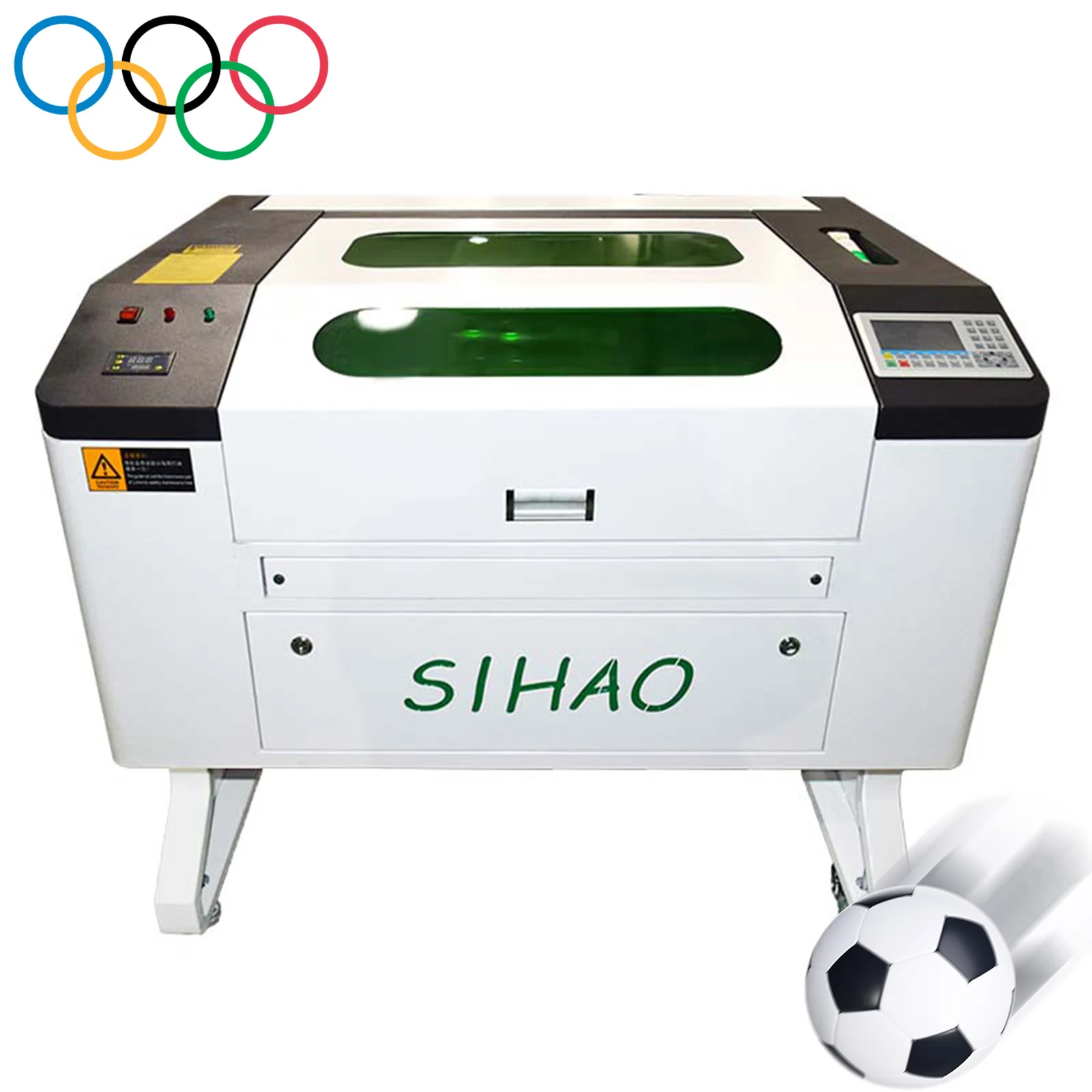 Vevor Sihao New 100W CO2 Glass Laser Engraving Cutter Machine 7050 with Water Chiller for Wood Stone Paper Rubber for Home Use