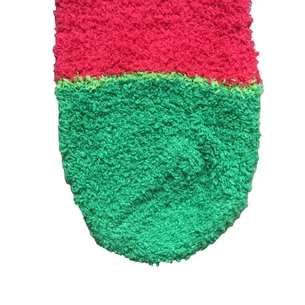 Womens Fuzzy Fluffy Sherpa Slipper Socks with Funny Penguin Pattern on Cuff