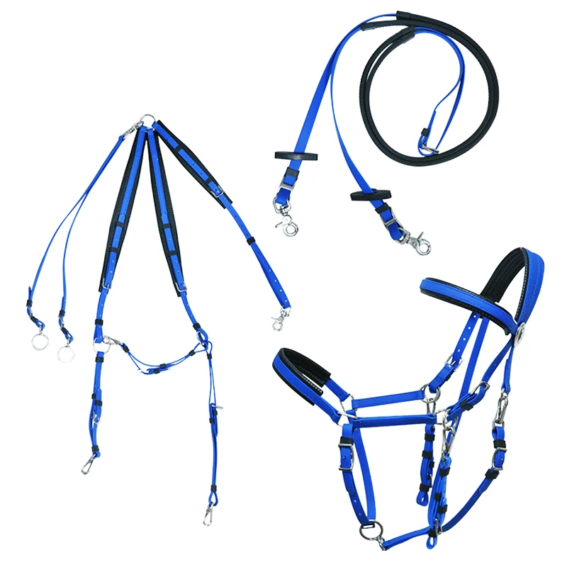 Horse Equipment Equestrians Horse Endurance Full Set with halter rein breastplate