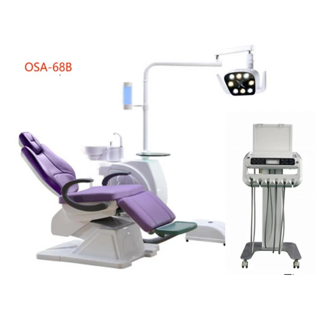 High class dental chair unit from osaka dental company with dental alginate