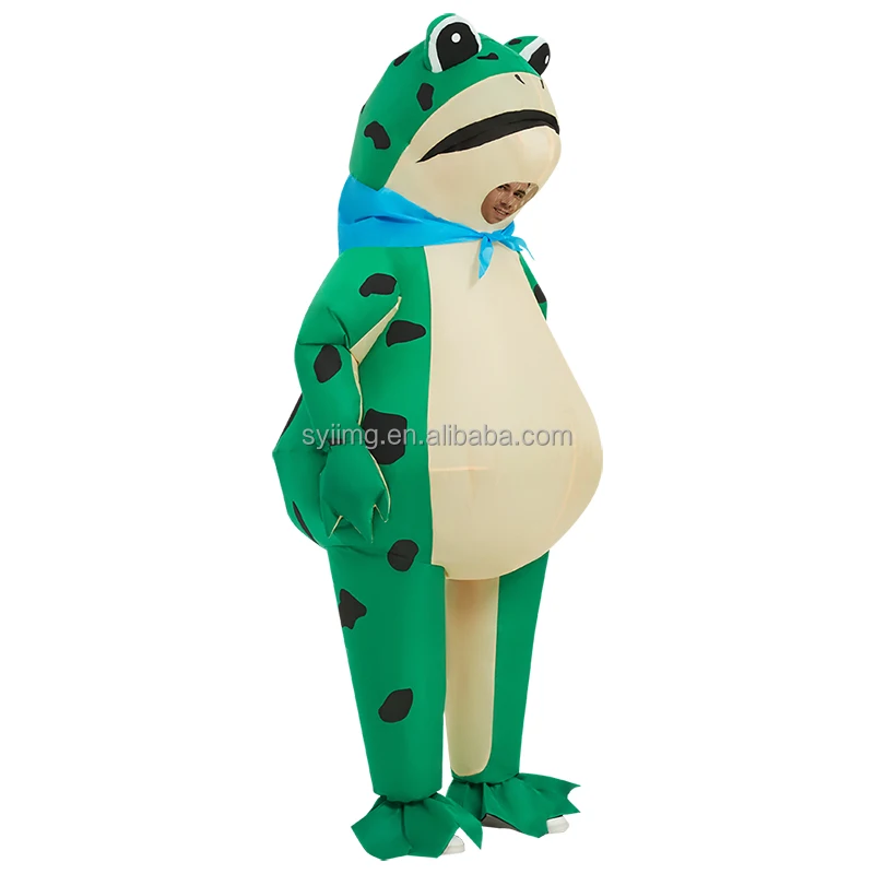 Frog Inflatable Costume Frog Inflatable Costume Kids Jumpsuit Boys Thanksgiving Costumes Cosplay Blow Up Suit for Adult