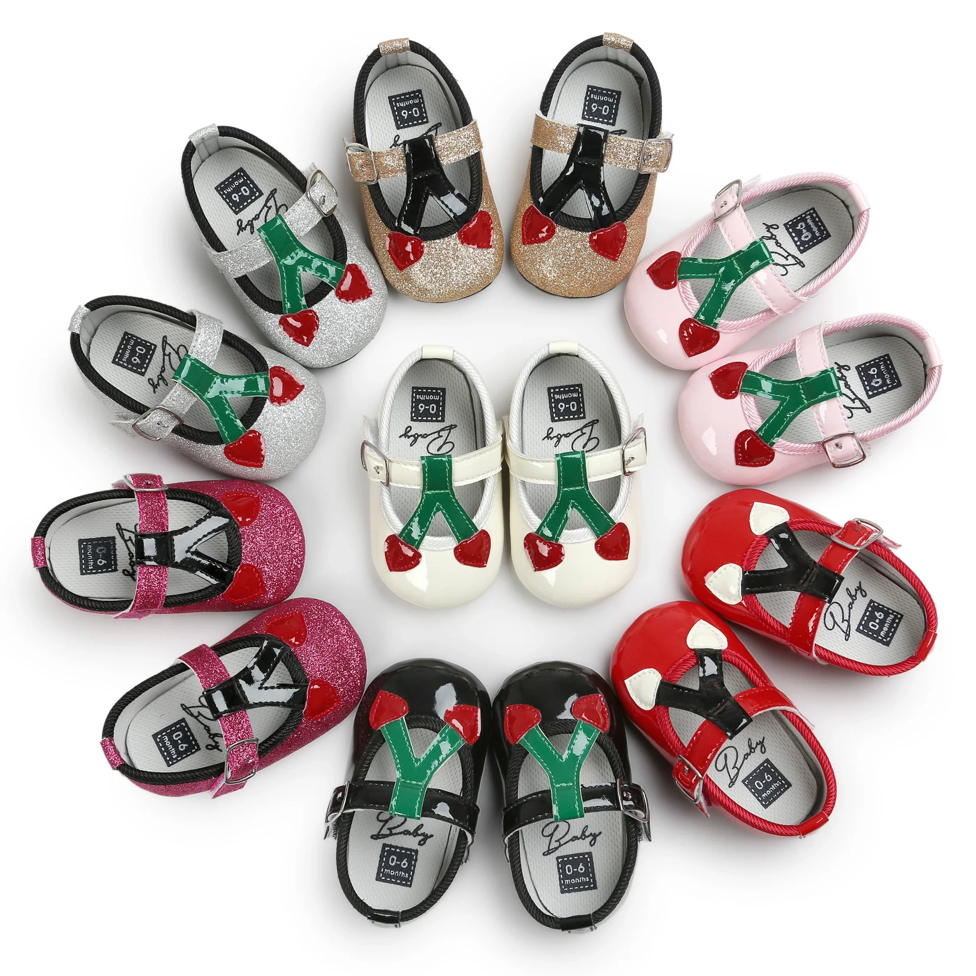 
Wholesale Baby leather dress Shoes Infant Toddler Kids Baby Girls Shoes 