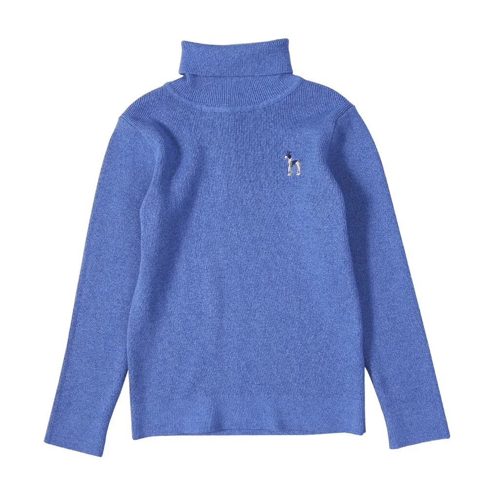 
winter warm candy color style pullover wool sweater design for boys 
