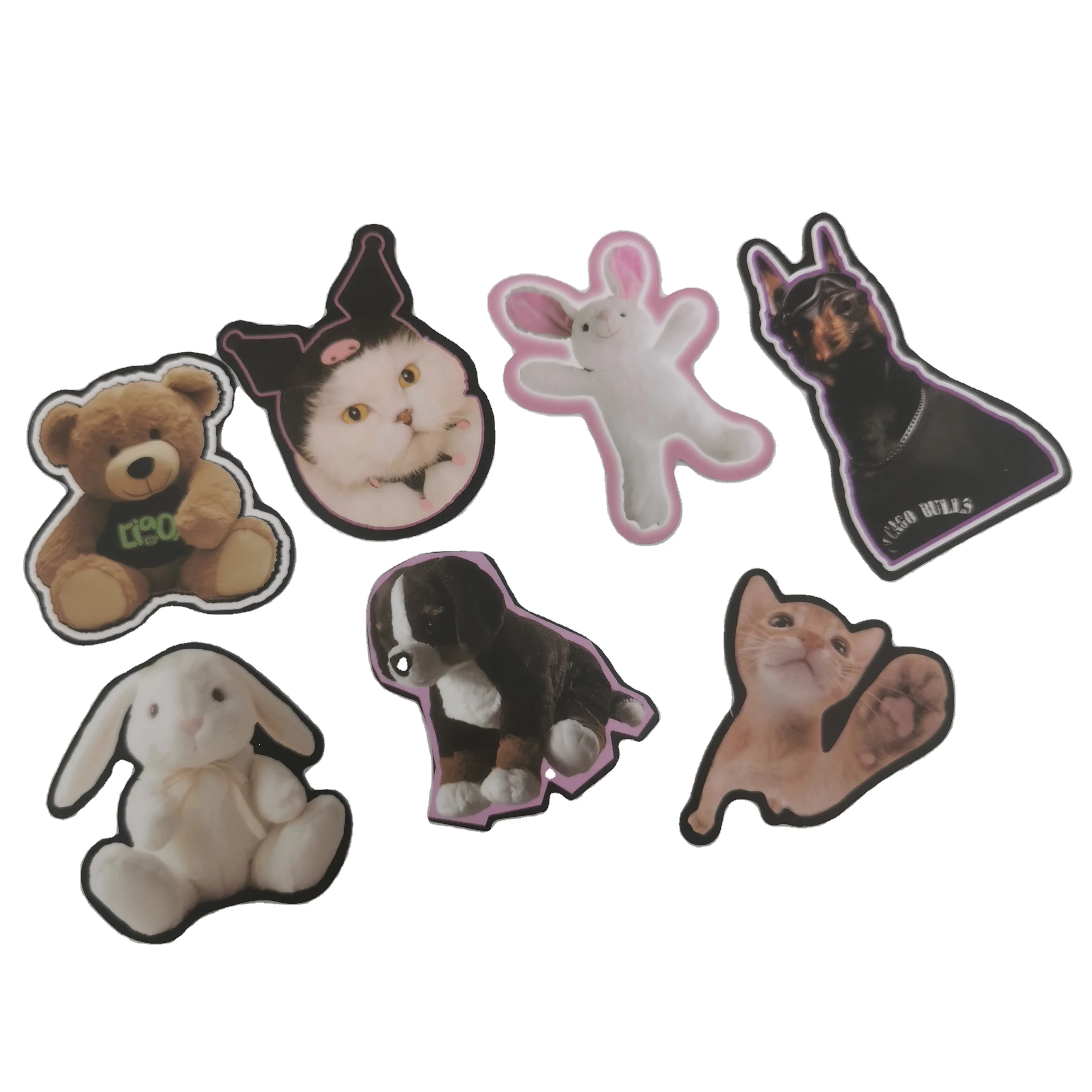 custom notebook laptop waterproof adhesive printed die cut vinyl custom logo stickers