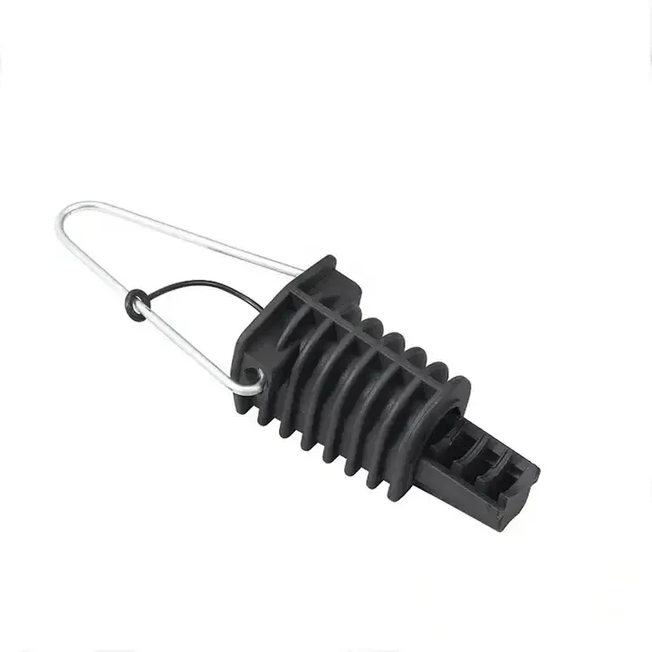 opgw 4 CORES PLASTIC dead end strain clamp anchoring branch clamp for LV-ABC cable 4.2mm adss 4 wire DCR-2