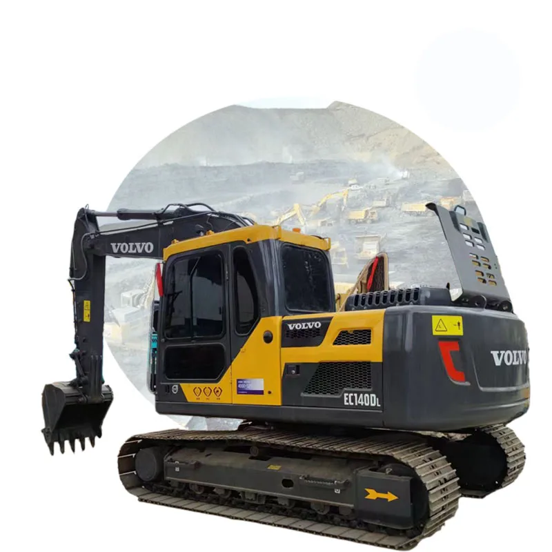 South Korea-Made Original Volvo EC140 D Mini Excavator 14 Ton Tracked Shovel Low Price Features Engine Pump Motor Gearbox