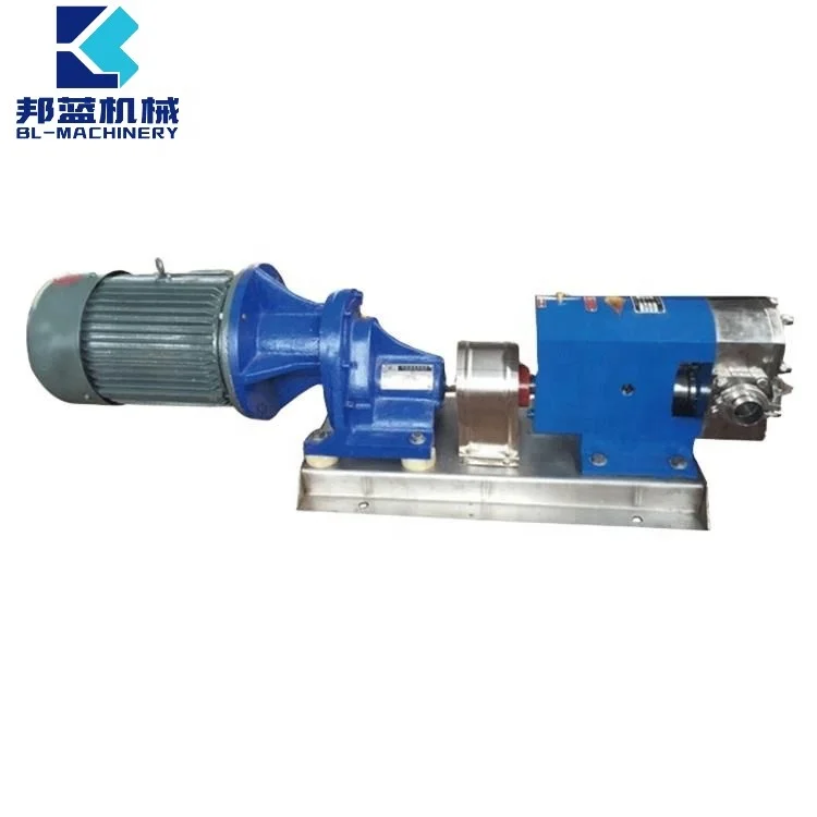 Automatic Chocolate Rotary Lobe Pump Cheese Sauce Transfer Pump