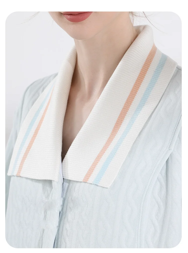 Autumn Winter Thick Warm Air Cotton Maternity Pajamas Casual Postpartum Confinement Nursing Set Cartoon Maternity  nursing set