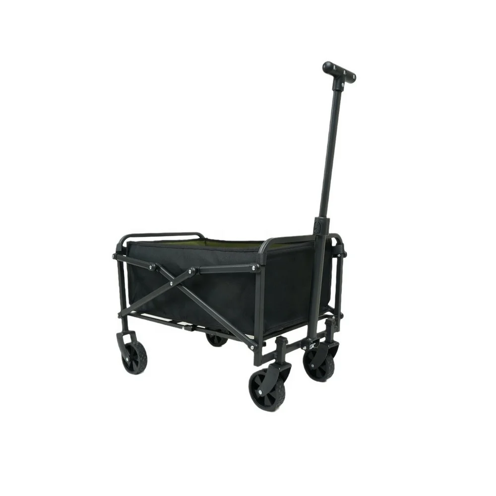 Small Size Lightweight Fishing Trolley Folding Picnic Cart Camping Wagon Mini Camping Cart