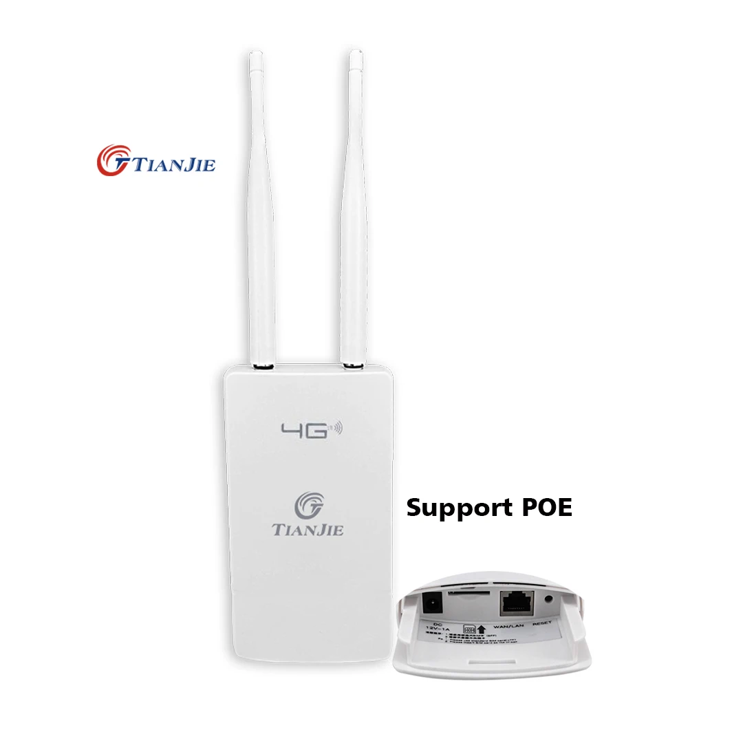 Support POE 300Mbps Wifi 4G Modem Internet Outdoor Waterproof 2.4G&4G Wireless Router 4G Lte Wireless Router Cpe905
